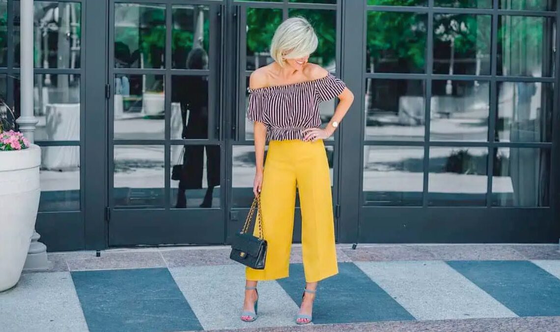Yellow Pants Outfits for women
