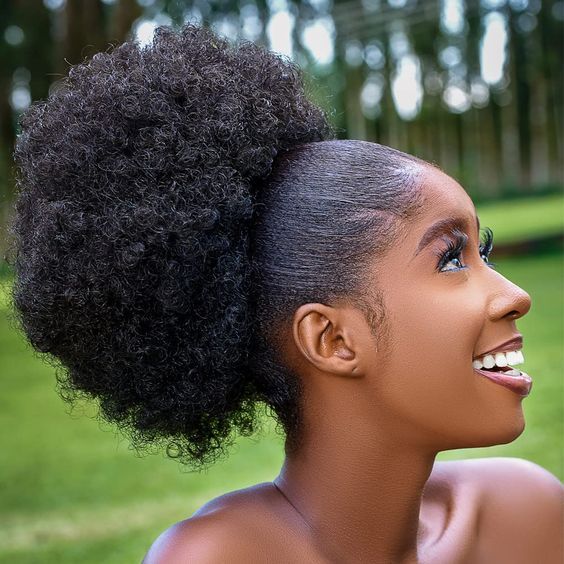 Afro Puff Ponytail