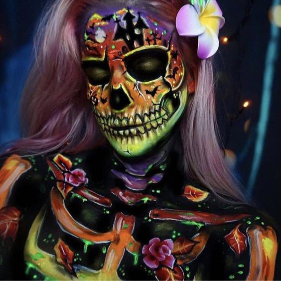 Anime Skeleton Makeup