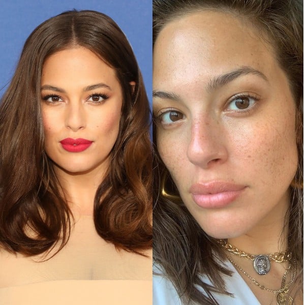 Ashley Graham without makeup