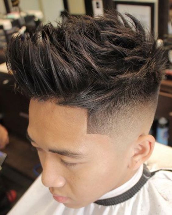 Asian Spiky Hairstyle