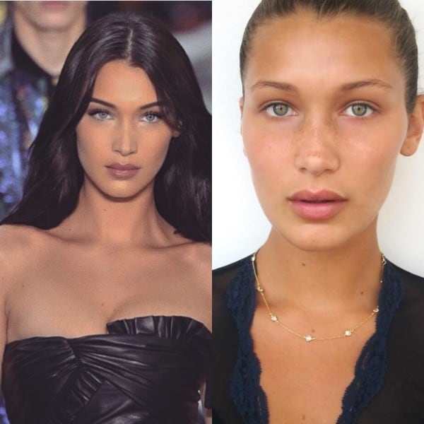 bella hadid without makeup