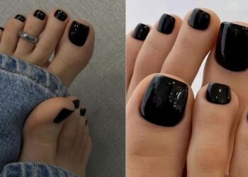 Black Toe Nails