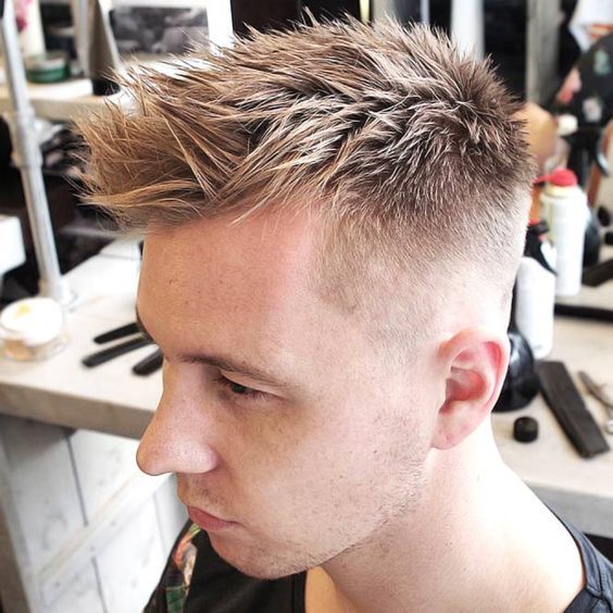 Blonde Faux Hawk with Undercut