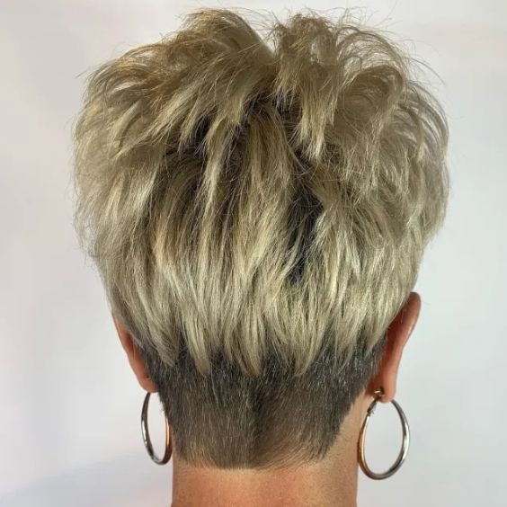 Bouncy Short Pixie Haircut