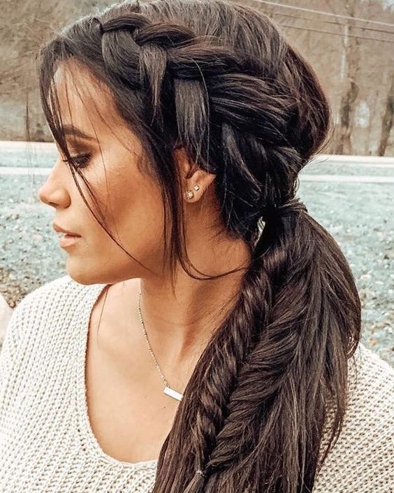 Braided Ponytail Crown