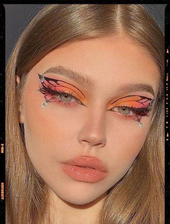 Butterfly E-Girl Makeup Look