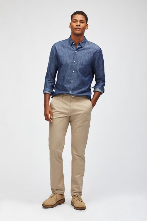 Button-Up Shirt and Chinos
