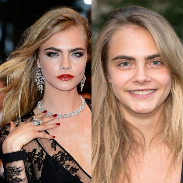 cara delevigne without makeup