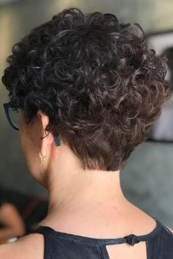 Chic Curly Pixie Cut