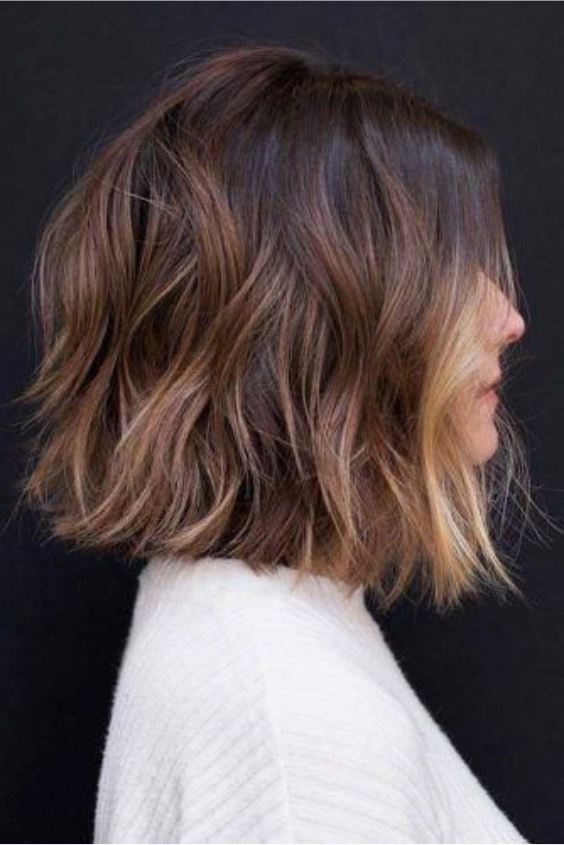 Choppy Bob with Balayage