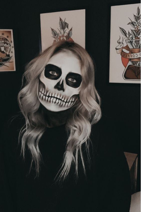 Classic Skeleton Makeup