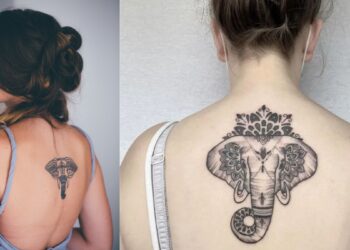 Classy Women Elephant Tattoo Ideas