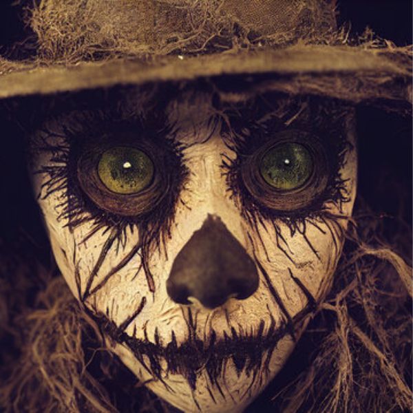 Creepy Scarecrow Makeup