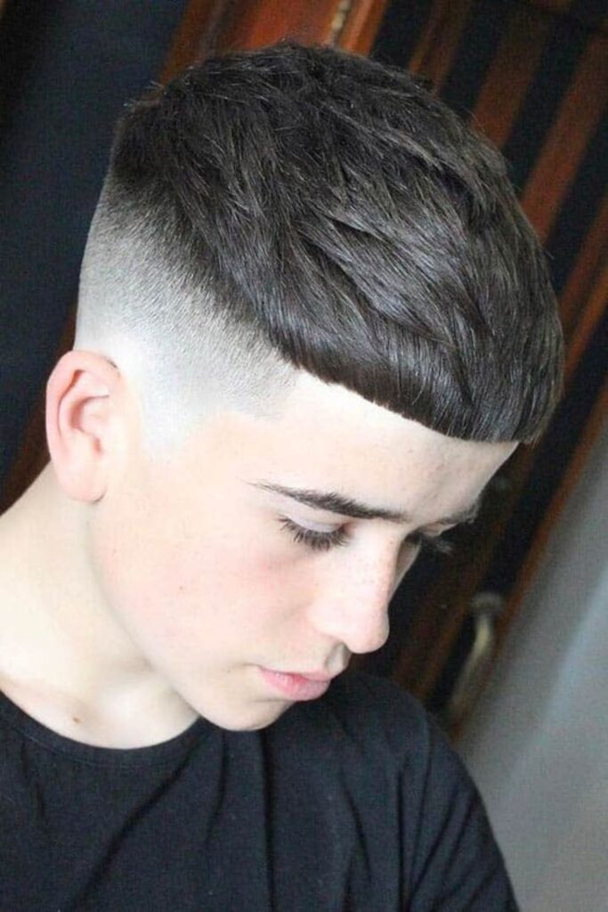 Crew Cut with Skin Fade
