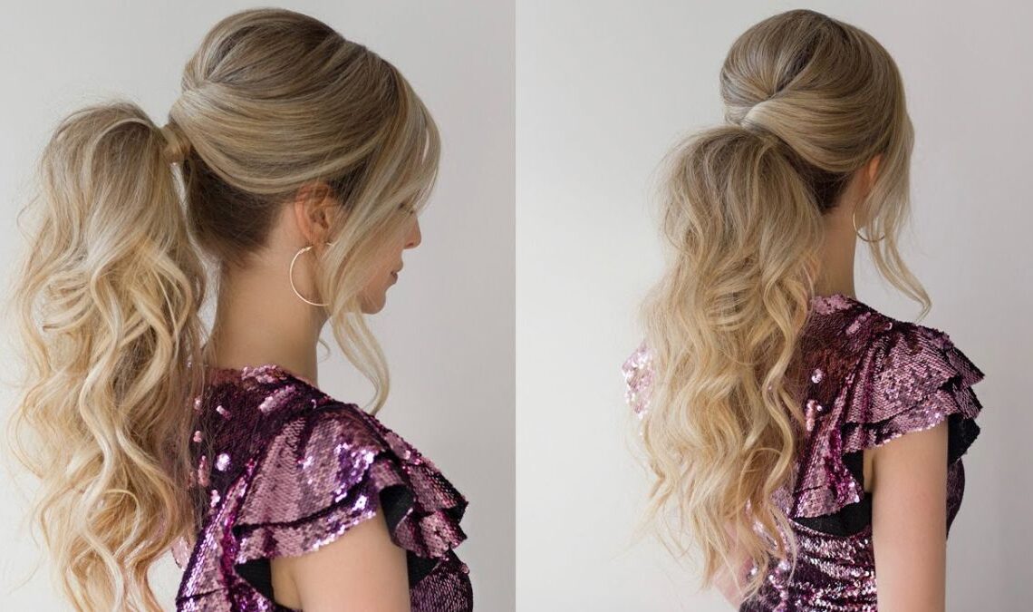 Curly Hair Ponytail Ideas