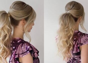 Curly Hair Ponytail Ideas