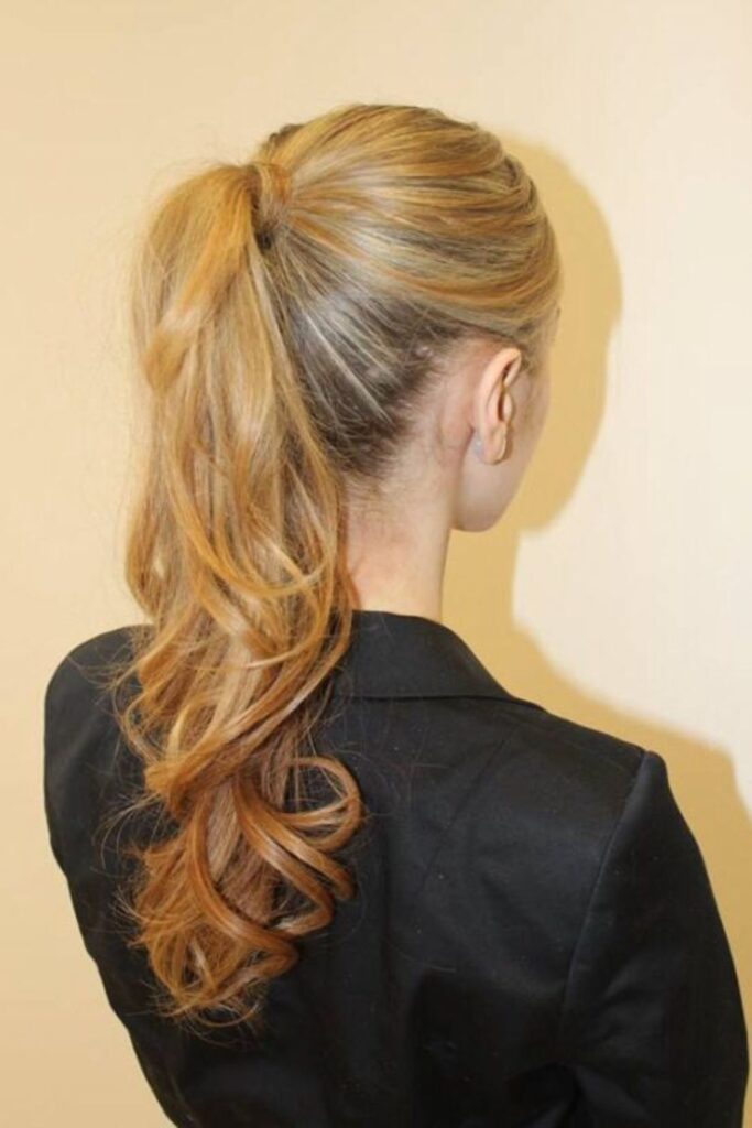 Curly Ponytail