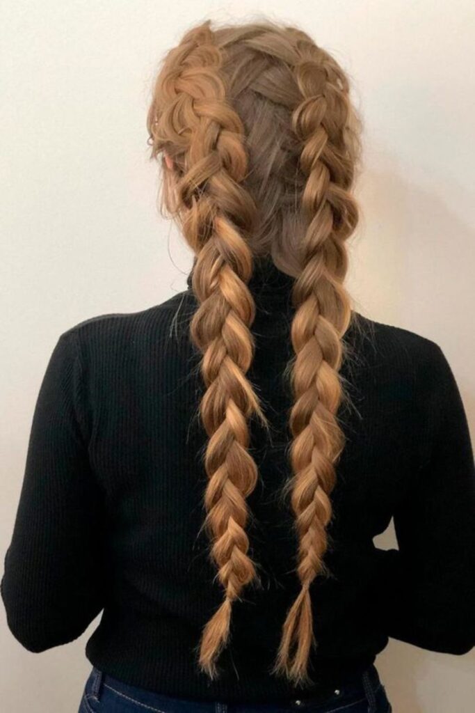 Double Dutch Braids Sporty and Stylish