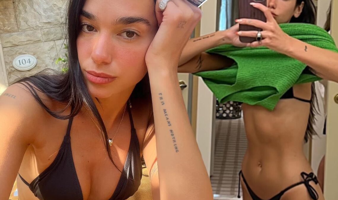 Dua Lipa Flaunts Stunning