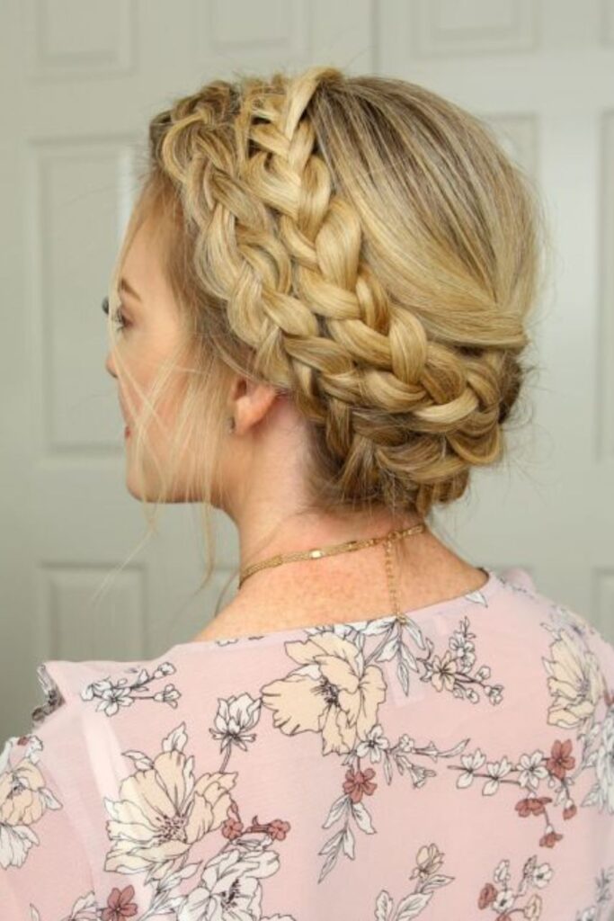 Dutch Braid Crown