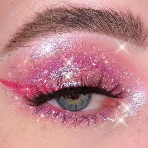 Fairy Glitter Eyeshadow Look