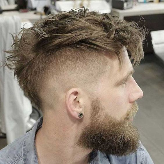 Faux Hawk Undercut Fade