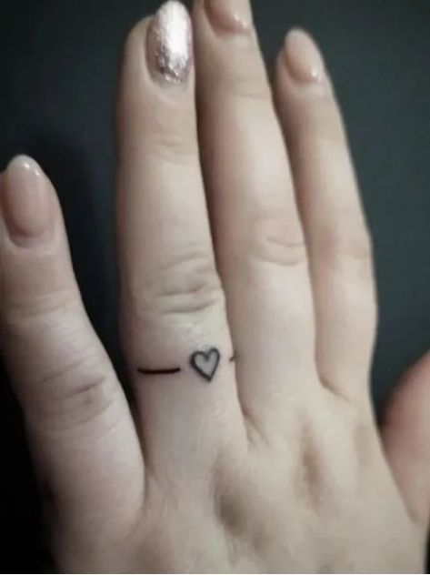 Finger Ring Heart