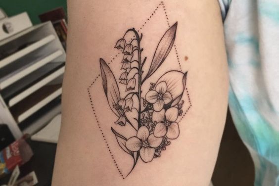 Geometric Lily of the Valley
