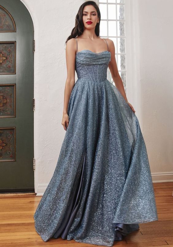 Glamorous Gown with Glitter