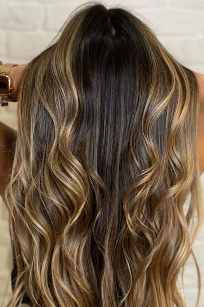 Golden Blonde Highlights