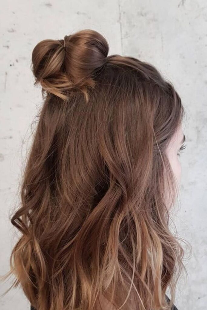 Half-Up Bun