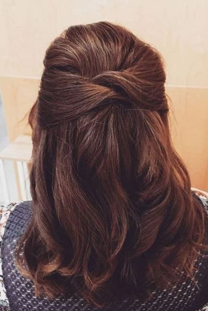 Half-Up, Half-Down Twist