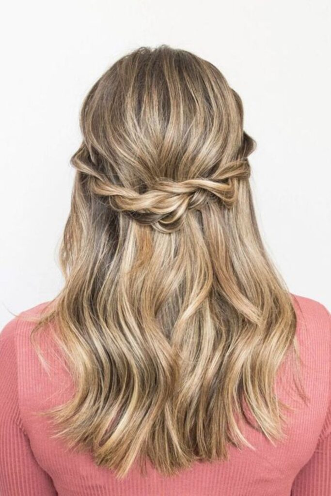 Half-Up Half-Down Twist