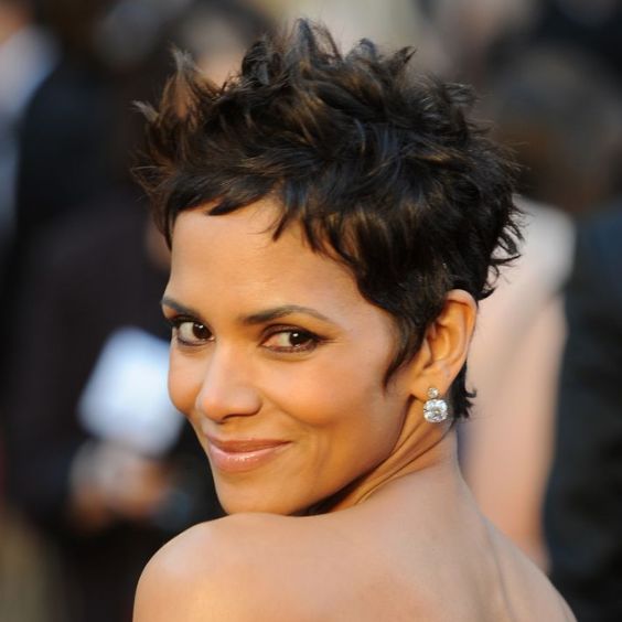 Halle Berry's Textured Signature