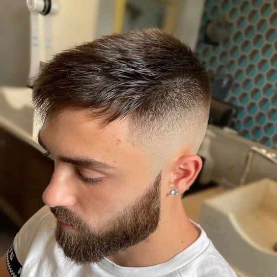 High Skin Fade Faux Hawk