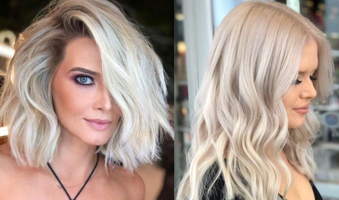 Icy Platinum Blonde Hair Ideas