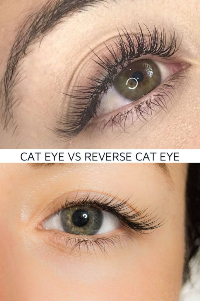 How do Reverse Cat Eye differs from Cat Eye Lash Extension