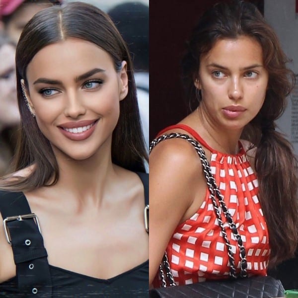 irina shayk without makeup