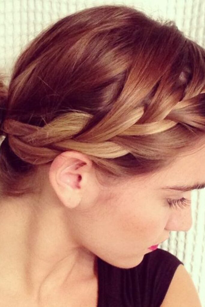 Low Braided Bun