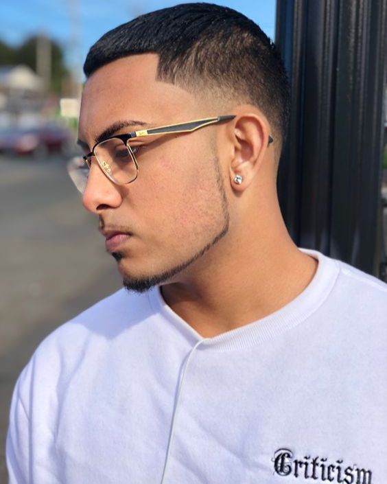 Low Fade with Chin Strap Beard