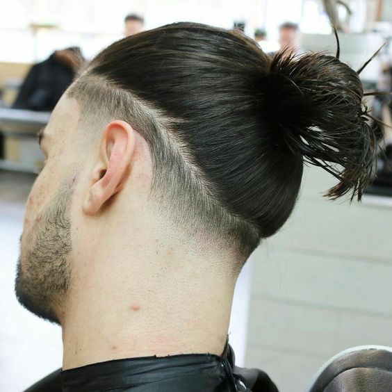 Low-Tapered Man Bun