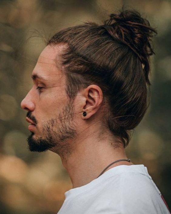 Man Bun with Twisted Top