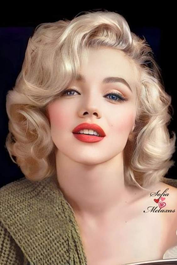 Marilyn Monroe-inspired Short Bombshell Waves