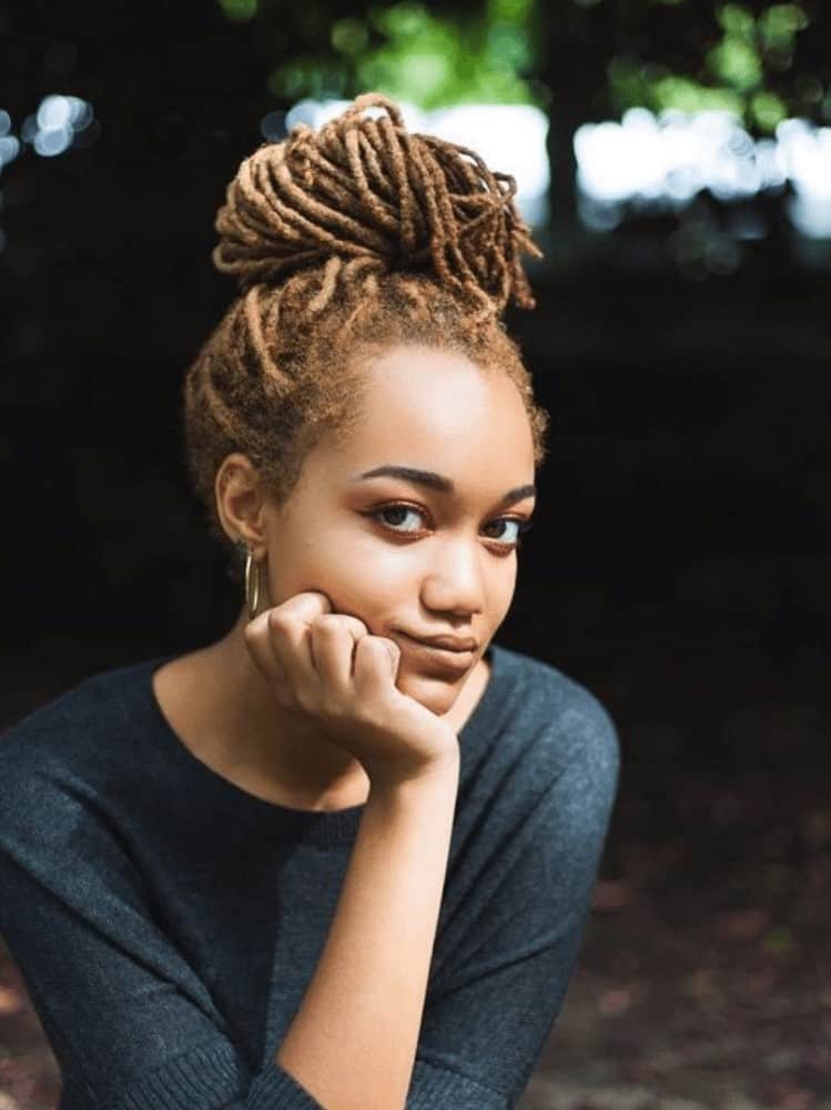 Massive Wrap Around Box Braids Bun