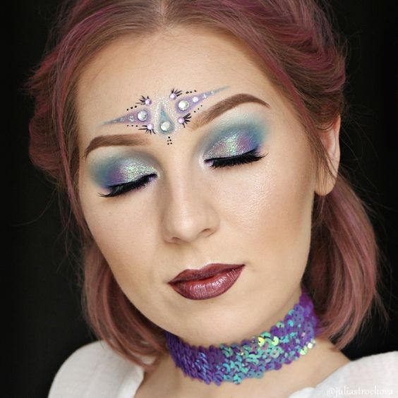 Mermaid Glitter Eyes