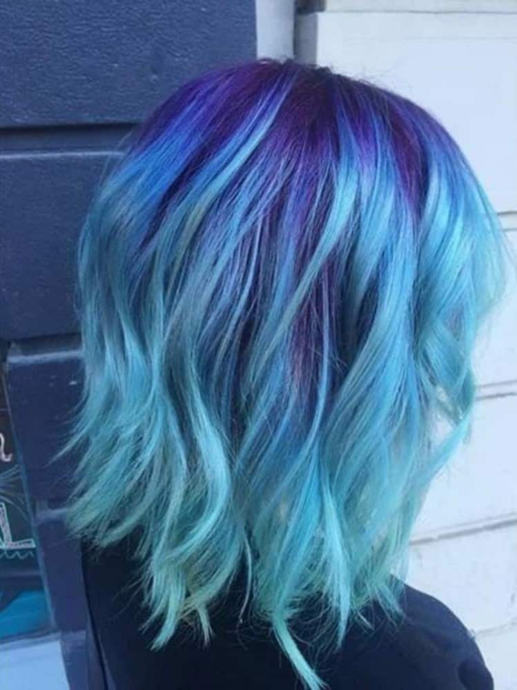 Mermaid Hair Light to Medium Blue