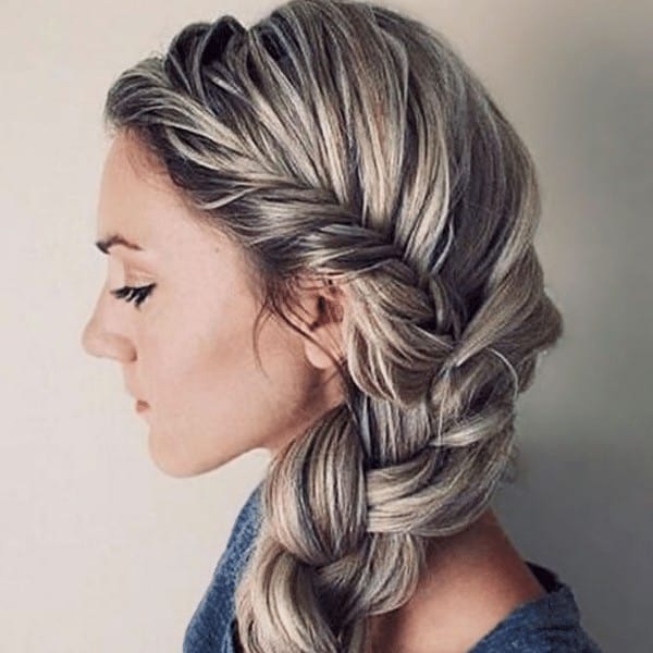 Messed up twist side braids