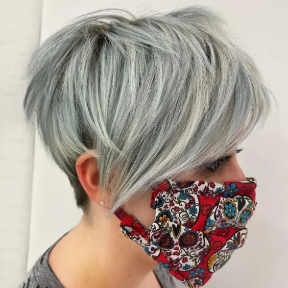 Messy Long Pixie Haircut