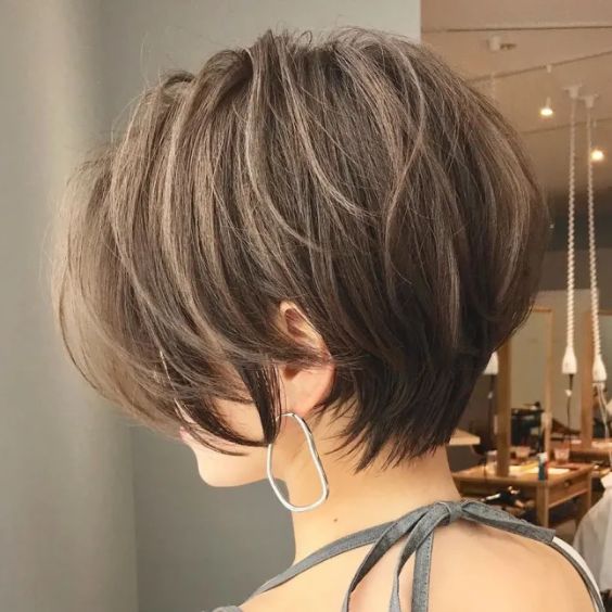 Messy Pixie Bob Haircut